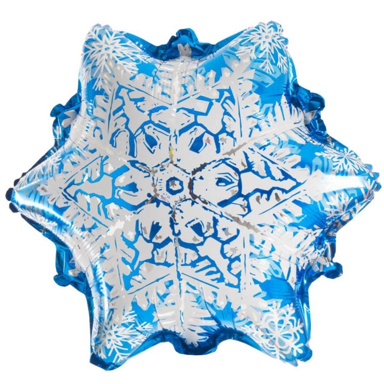Шар Фигура Снежинка узоры