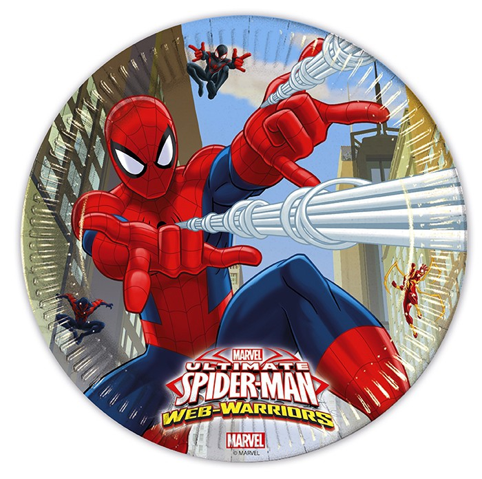 Тарелки "Человек - Паук" / Ultimate Spiderman Web Warriors